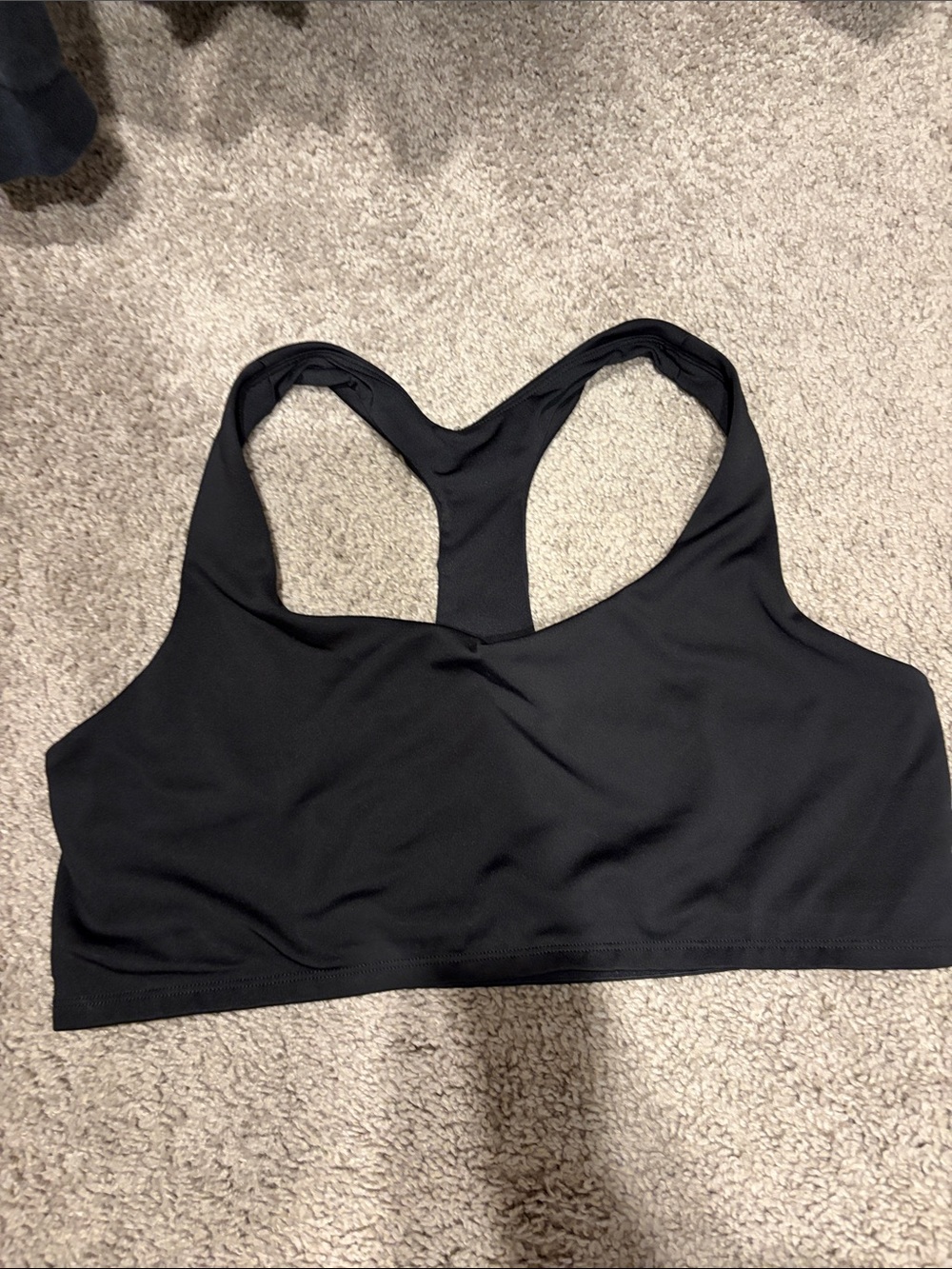 ALO Yoga Black Racerback Sports Bra